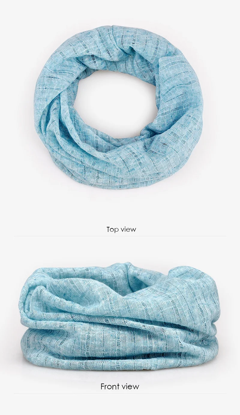 2 PCS Solid Breathable Hats Women Beanies 2 Use Hat Scarf Thin Knitted Cotton Female Beanies Spring Summer Gorro Feminino Chapeu (19)