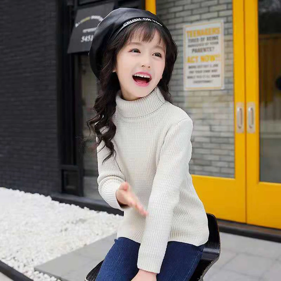 

New Fashion Unisex Baby Girls Boys Sweaters Winter Warm Long Sleeve Knitted Clothes Kids Autumn Sweater For 4-13 Yrs Boys Girls