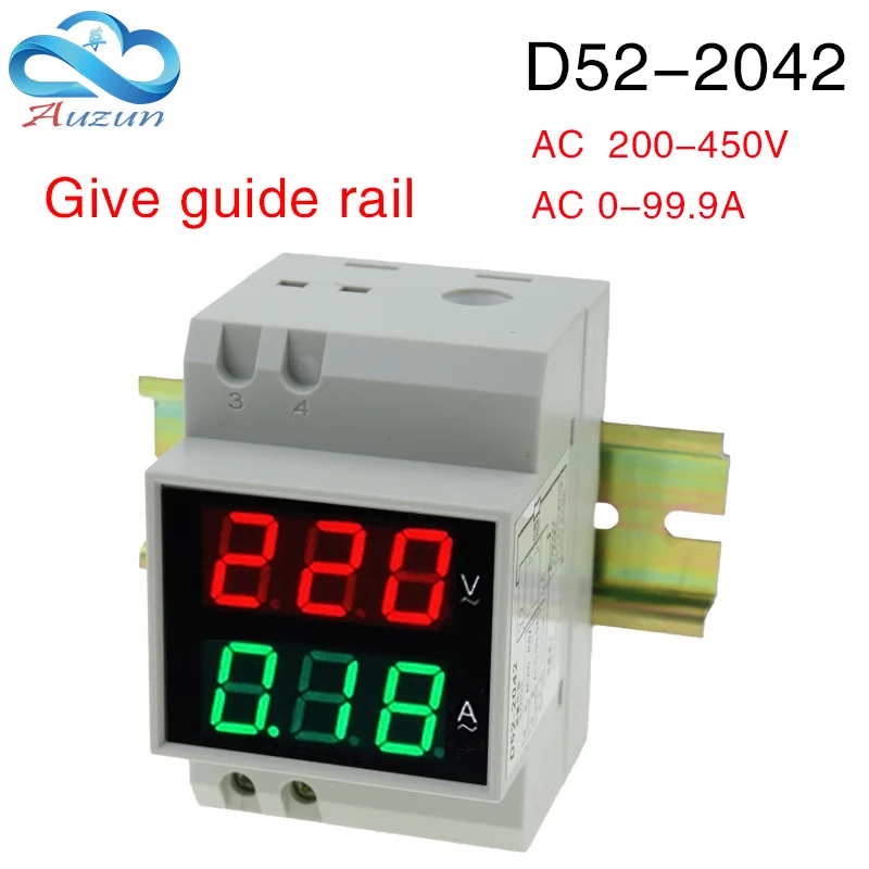 Double Display Guide D522042 Digital Voltmeter Digital Display Ac