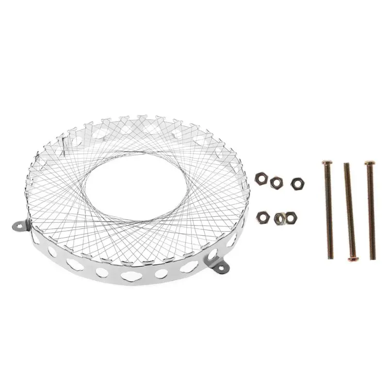 

Stainless Steel Gas Stove Windproof Energy Saving Cover Circle Metal Wire Net