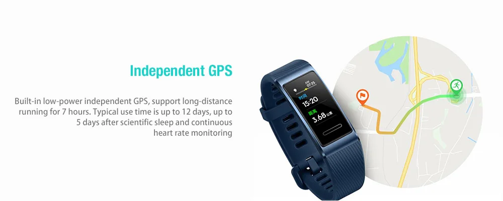 HUAWEI Multifunctional Waterproof Smart Bracelet 3 Pro