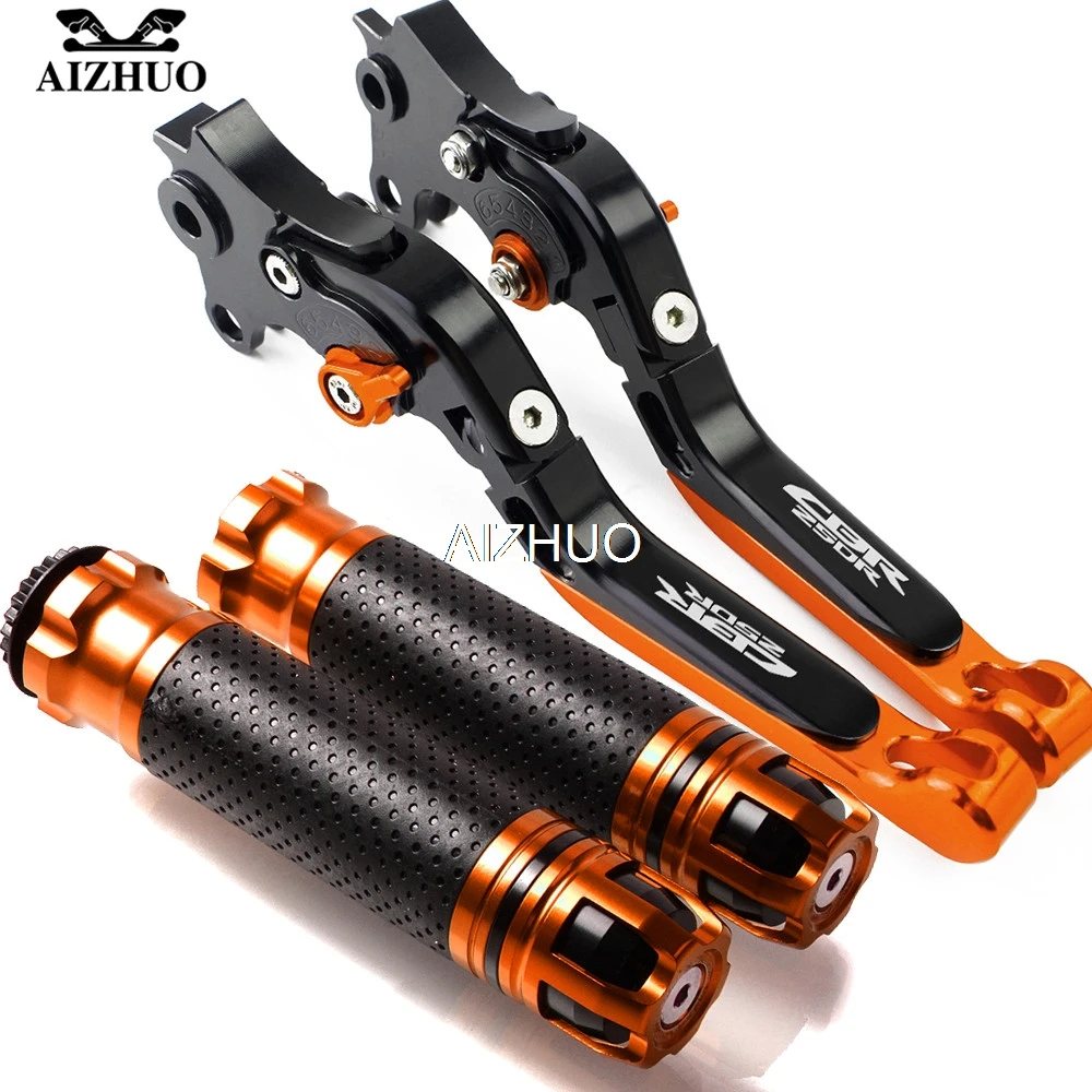 

Motorcycle Brake Clutch Lever Extendable Adjustable Hand Grip Handlebar For HONDA CBR250R CBR250 R CBR 250 R 2011 2012 2013