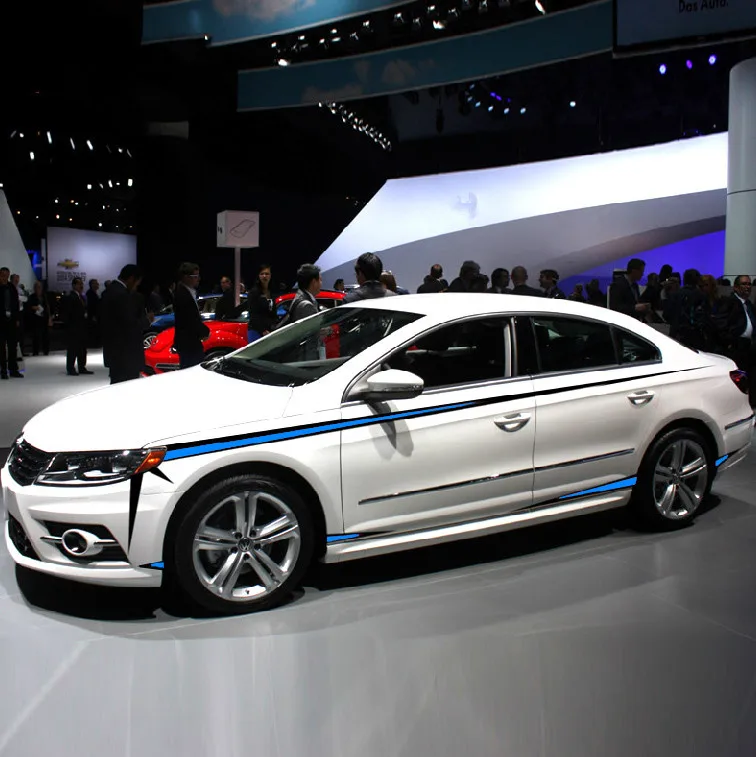 Универсальный Полный комплект наклеек на двери и талию под заказ для Volkswagen CC Jette