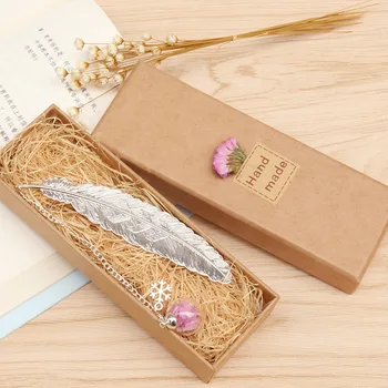 

1pcs Ferret Chinese Style Metallic Bookmarks Gift Boxes Eternal Dried Flower Bookmarks Holiday Gifts Creative Gifts