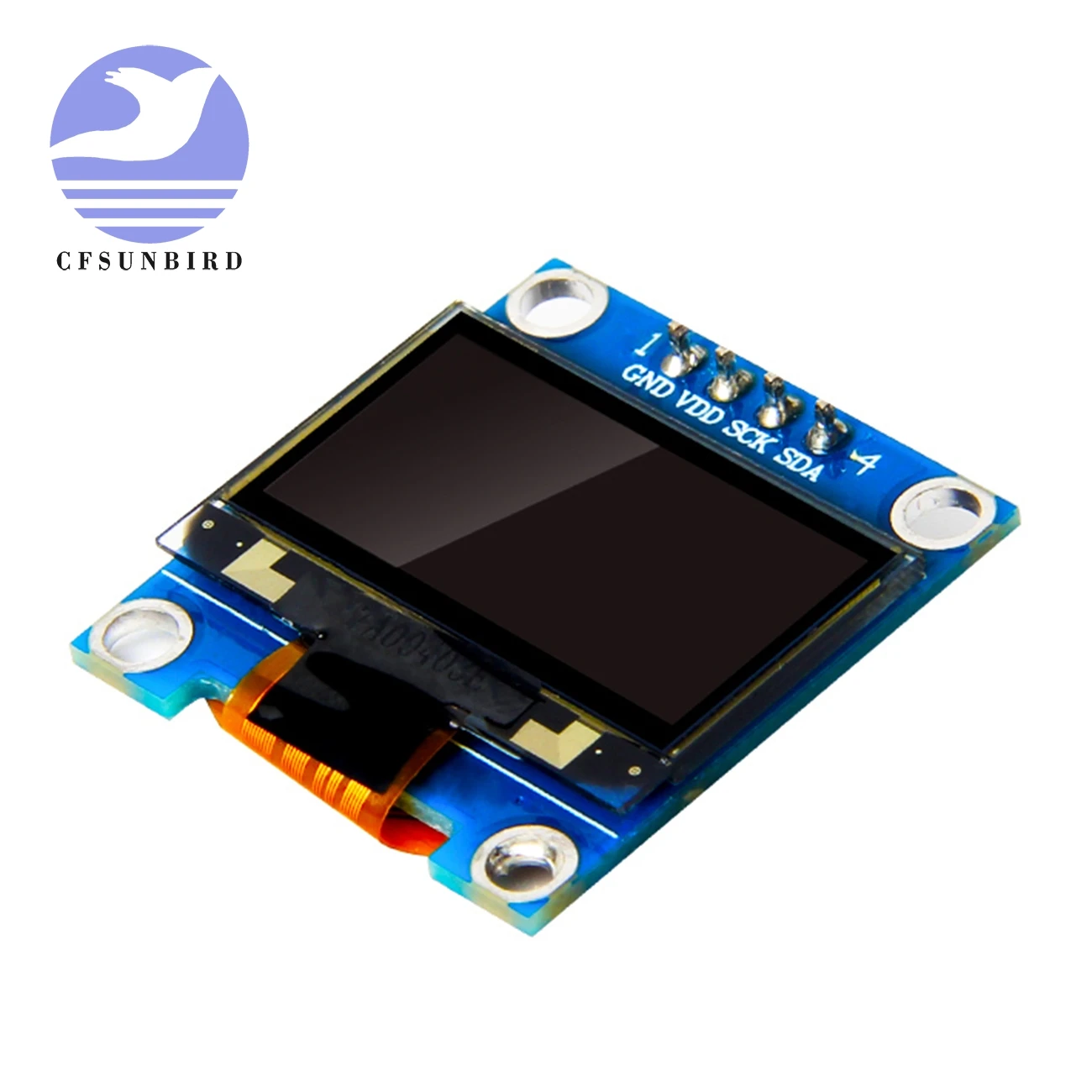 0 96 дюймовый IIC Серийный белый OLED дисплей модуль 128X64 I2C SSD1306 12864 плата с ЖК экраном GND