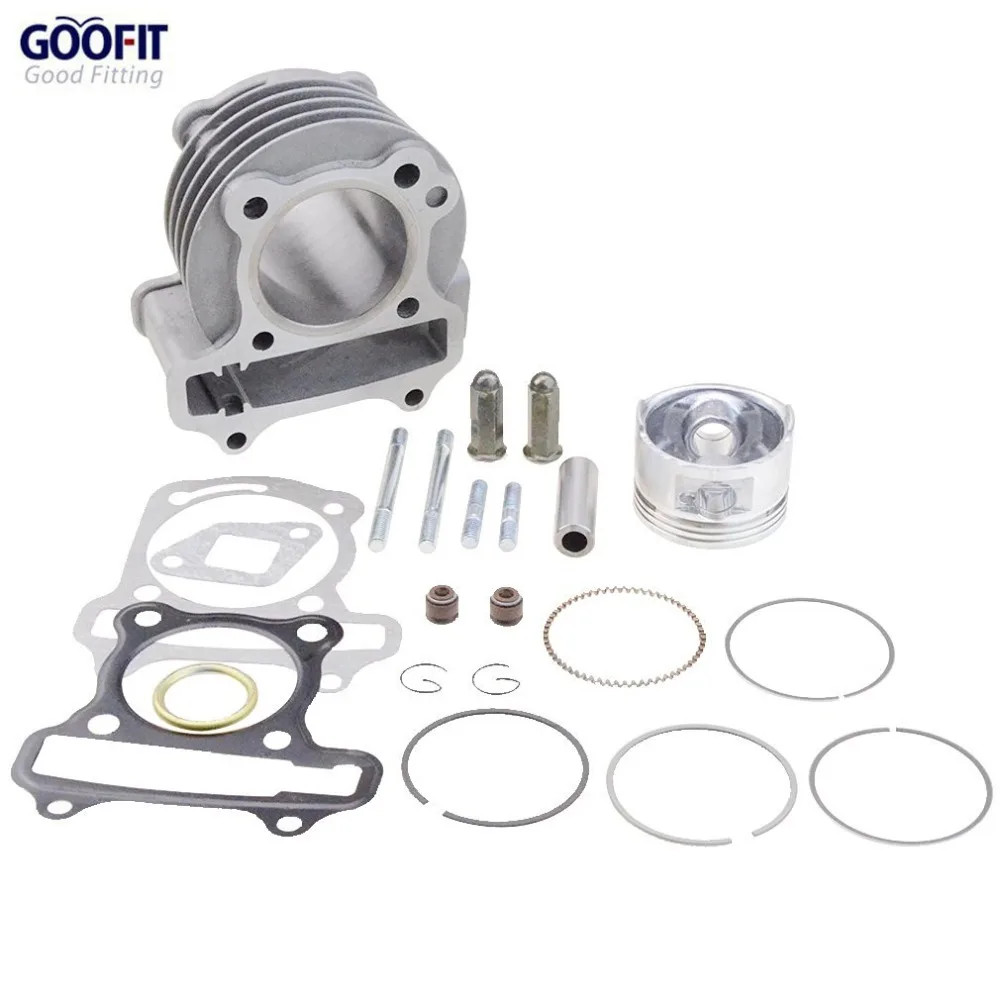 GOOFIT Performance Big Bore 47mm Cylinder Kit GY6 80cc for 139QMB ATV Scooter Moped Go Kart