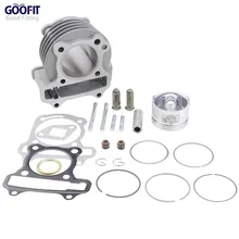 GOOFIT Performance Big Bore 47mm Cylinder Kit GY6 80cc for 139QMB ATV Scooter Moped Go Kart
