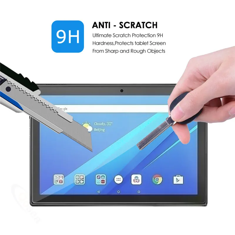 Qosea закаленное Стекло для lenovo Tab E10 TB X104F 10 1 Экран протектор ультра тонкая Обложка E7