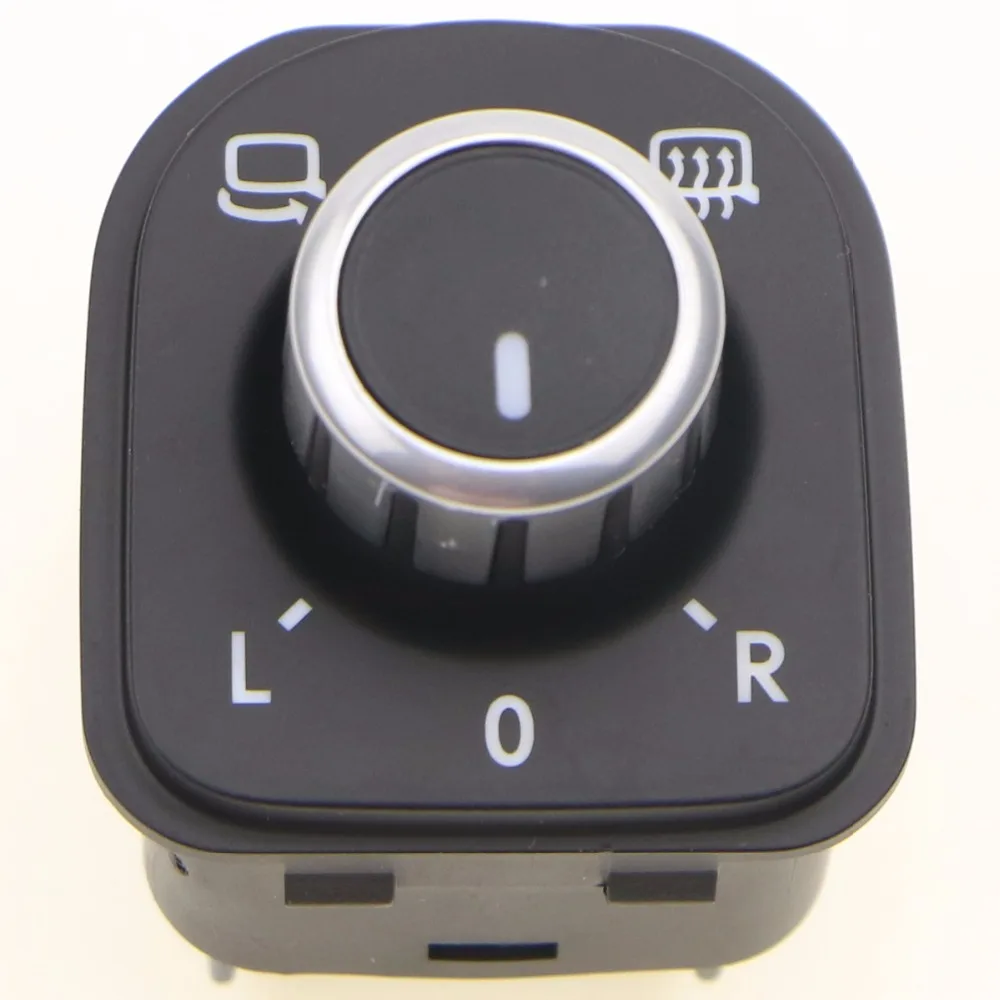 Chrome Driver Side View Mirror Fold Control Switch Adjustment Knob For