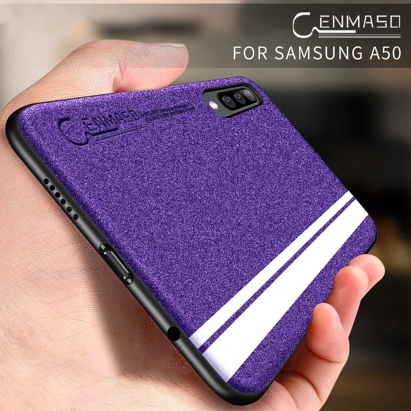 

Capa For Samsung A50 case for Samsung Galaxy A50 A30 A70 Full Protective back case Fashion Pearl Glitter leather capa funda