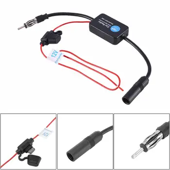 

1 Set Universal Car 12V ANT-208 Radio FM Amplifier Signal Amp Amplifier Booster For Marine Car Vehicle Boat Car Accessories