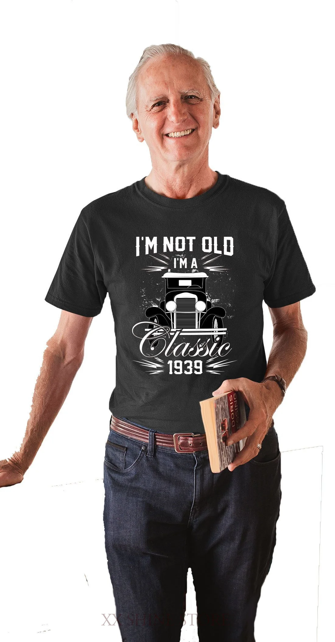 80th Birthday Gift Ideas For Men Personalized T Shirt Custom Tshirt ay Present Im Not Old Im A Classic 1939 Birthday Mens Tee T Shirts Aliexpress