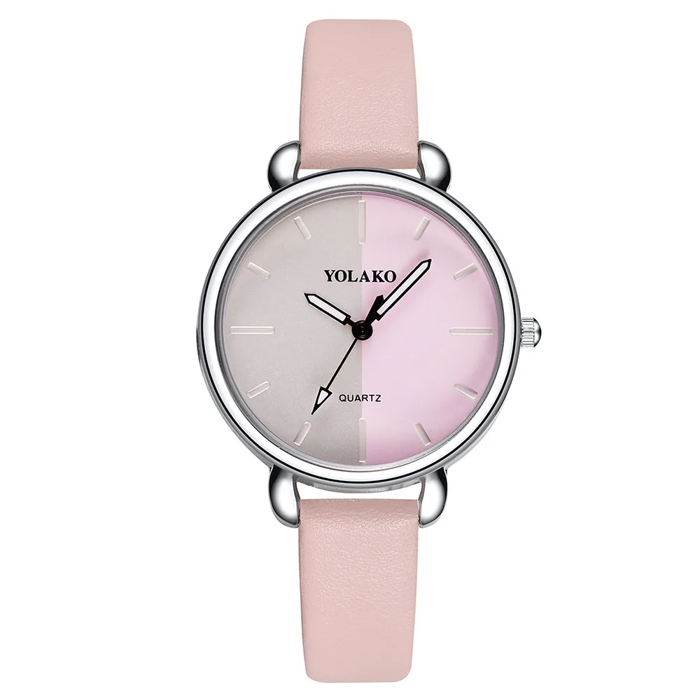 

Fashion Ladies Watch Casual Female Leather Quartz Wrist Watch Delicate Women Watches Clock Bracelet Watch Montre Femme 2018