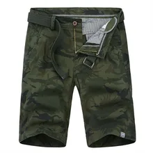 Мужские камуфляжные свободные шорты-карго новые мужские крутые модные летние военные камуфляжные короткие дышащие Homme Cargo Шорты Подарочный ремень