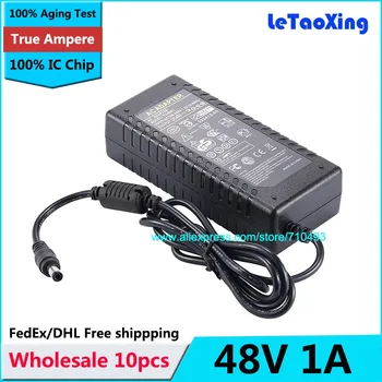 

High Quality IC Chip AC 100V-240V Converter DC 48V 1A Power Supply Adapter 48W Adaptor 10pcs Free shipping
