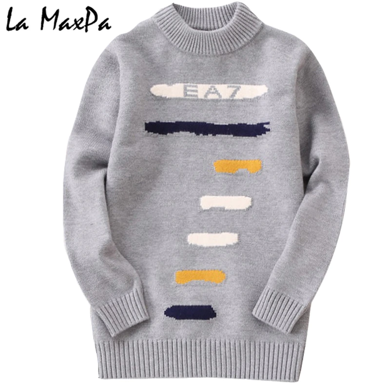 

2018 Spring Summer Kids Tops Striped Long Sleeve Sweater Children Casual Baby Boy Fashion Costumes Sports Tops 2-7 year