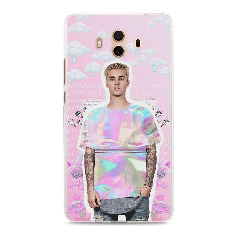 Justin Bieber Pattern Transparent hard Phone Case Cover for Huawei Mate 10 10 Lite 20Lite 9 P10 P20 Lite P Smart
