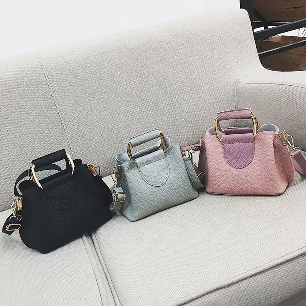 

Maison Fabre New PU Women's Handbags European Fashion Design Bags zipper Shoulder Bag Solid Ladies Messenger Bags spt26