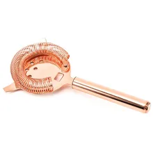 Розовое золото блеск из нержавеющей стали Ice Cube Fliter шейкер Glacon миксер Бар Инструмент Бармен Коктейль сито для муки аксессуары