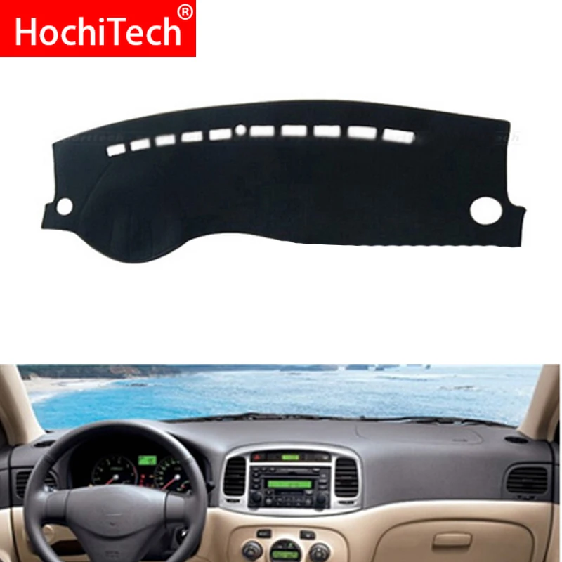 HochiTech for Hyundai accent dashboard mat Protective pad Shade Cushion Photophobism Pad car styling accessories | Автомобили и