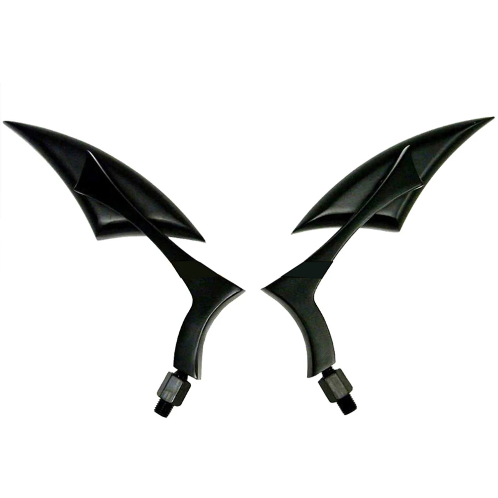 Motor Bike Motorcycle Mirror Black Aluminum End Mirrors Rearview Mirror 8MM 10MM Side Mirrors Motor Bike Motorcycle Mirror Black Aluminum End Mirrors Rearview Mirror 8MM 10MM Side Mirrors