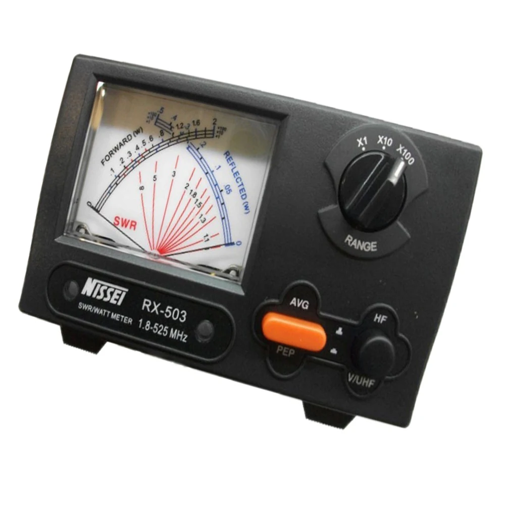 Original NISSEI RX-503 SWR/Watt Meter 1.8-525MHz 2/20/200W for Two-way Radio Watt meter for walkie talkie Accessories