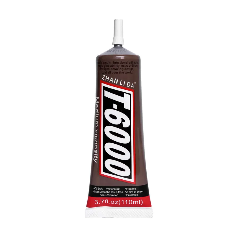 

110ML Super Epoxy T6000 Glue Adhesive T-6000 Scrapbooking Accessory Tool Wood Fabric Plastic Touch Screen Electronic Component