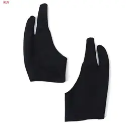 KLV/картины перчатки левой и правой руки Для мужчин Для женщин 2 пальца Бесплатная Размеры Рисование проект художника
