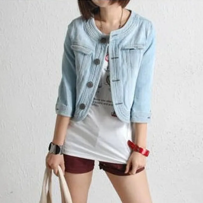denim three quarter shorts ladies