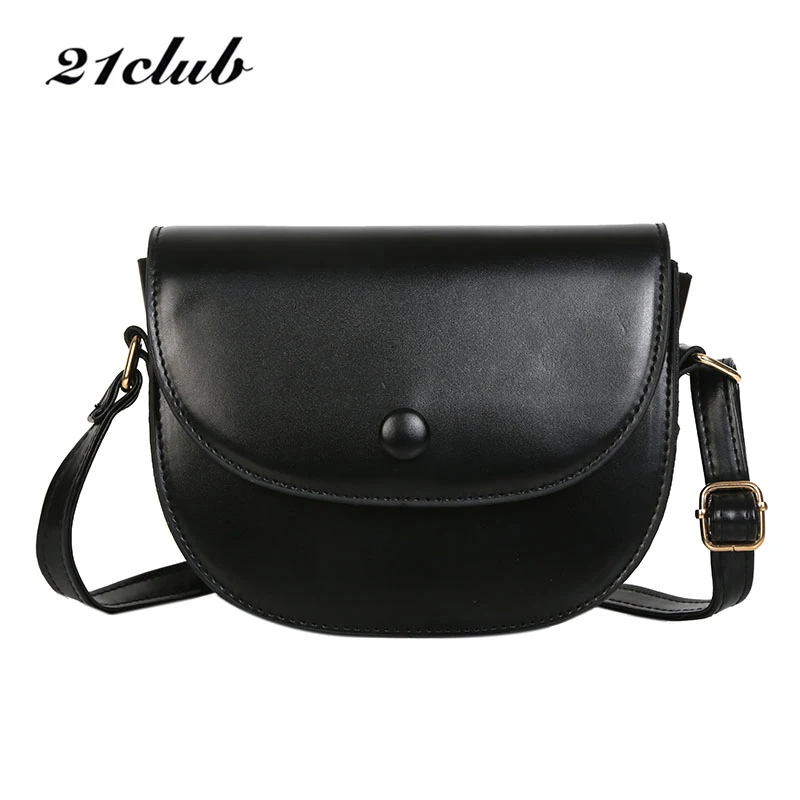 

21CLUB Brand 2019 Summer Small Simple Casual Thread Ladies Bags PU Shoulder Bags Fashion Crossbody Bags for Women Messenger Bags