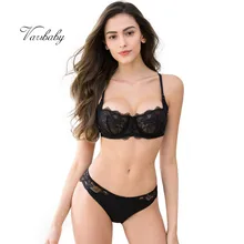 Varsbaby сексуальные ультра-тонкие кружевные получашки прозрачные и удобные комплекты бюстгальтеров для девочек