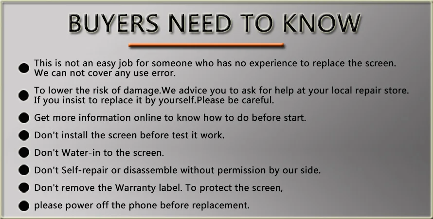 buyers need to know