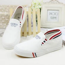 High quality Women canvas shoes 2016 spring low white Women Shoes Flats Breathable Casual shoes Woman Zapatillas Mujers
