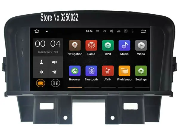 Android 7 1 font b Car b font Dvd Navi Player FOR CHEVROLET CRUZE 2008 2011