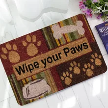 Приветственные напольные коврики для двери вход полиэстер коврики Сова череп печатных MG35 дома отель Противоскользящий ковер для ванной кухни