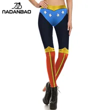 NADANBAO новые летние женские леггинсы чудо женские леггинсы Косплей комикс Леггинсы для женщин фитнес крутые леггинсы