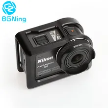 Защитный чехол кулер рамки крепление для Nikon KeyMission 170 действие камера KEY170 аксессуар Защитный охлаждения жесткий в виде ракушки
