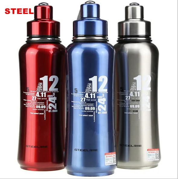 

Stainless Steel Double Cover Thermal Insulation kettle Vacuum Flask Ultimate Insulation Fashion Traveling Kettle