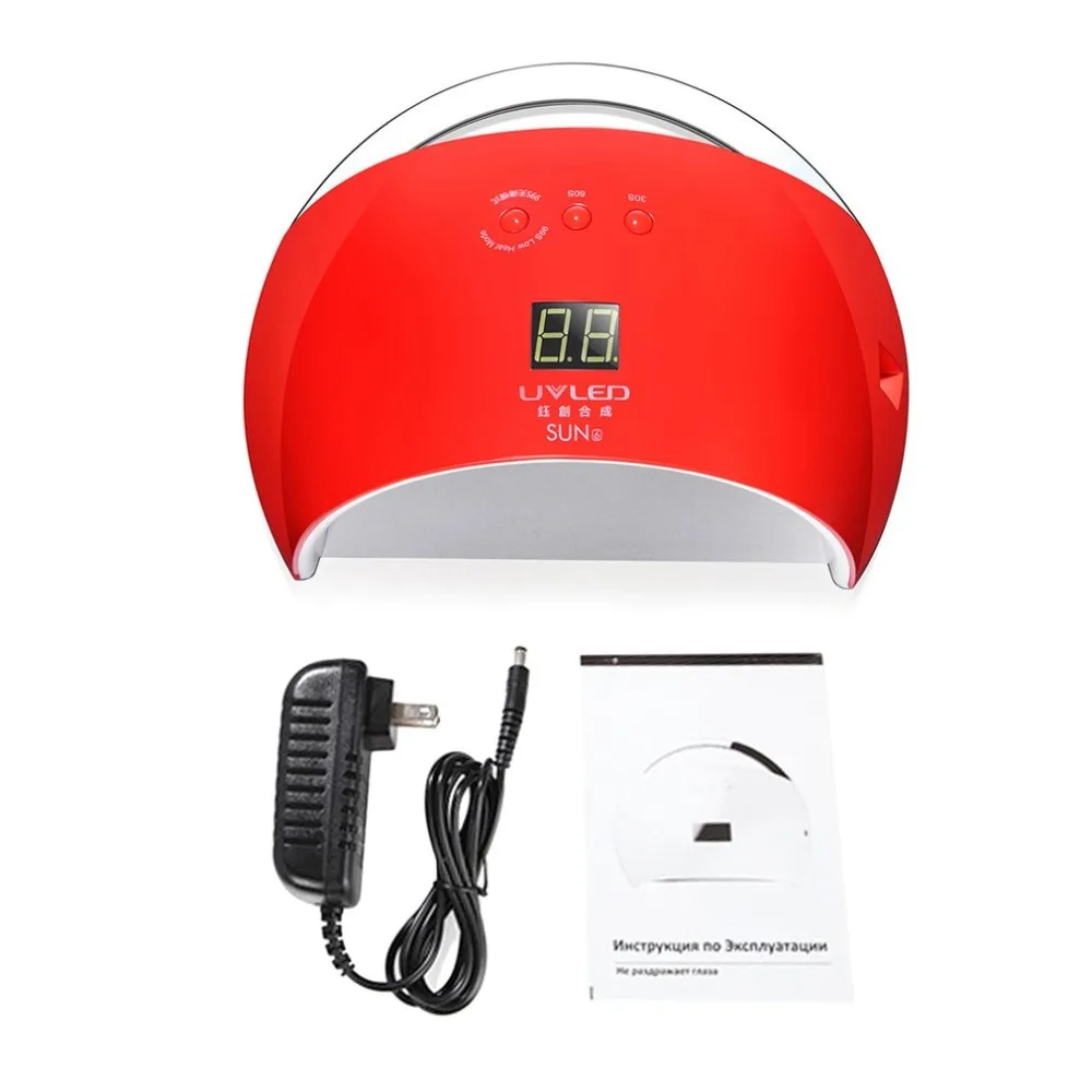 

New Professional Portable SUN6 48W Quick Dry UV 21 LED Adjustable 3 Types Time Nail Dryer Lamp for All Gels Nail Polish