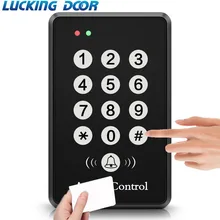 LUCKING DOOR 125Khz RFID Access Control System Device Machine Security RFID Proximity Entry Door Lock Access Control Keyboard zk scr100 rfid card capacity tcp ip scr100 door access control rfid access control system