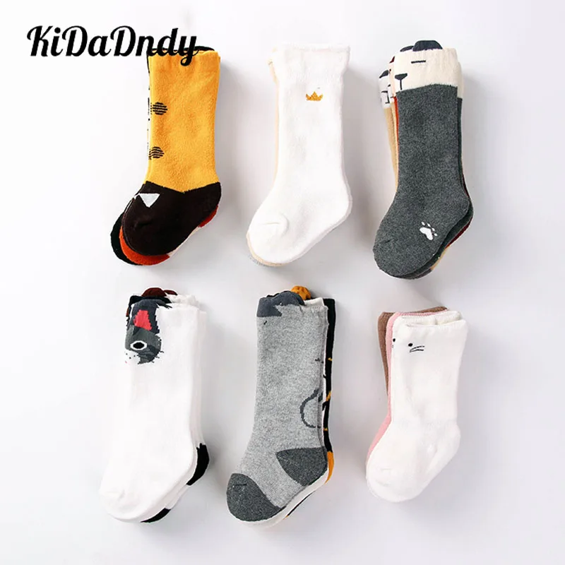 3 pairs/lot Fall and winter terry padded warm cotton baby socks Baby