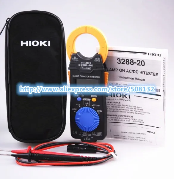 HIOKI 3288 20 True RMS CLAMP ON HiTESTER 100A/1000A AC/DC Clamp Meters