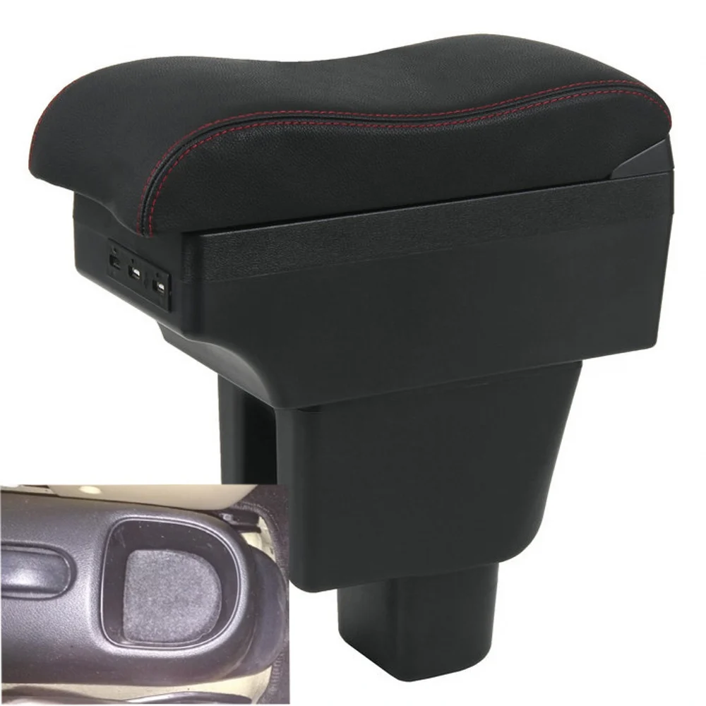 

For Honda BRV BR-V armrest box central Store content Storage box with cup holder ashtray USB interface products
