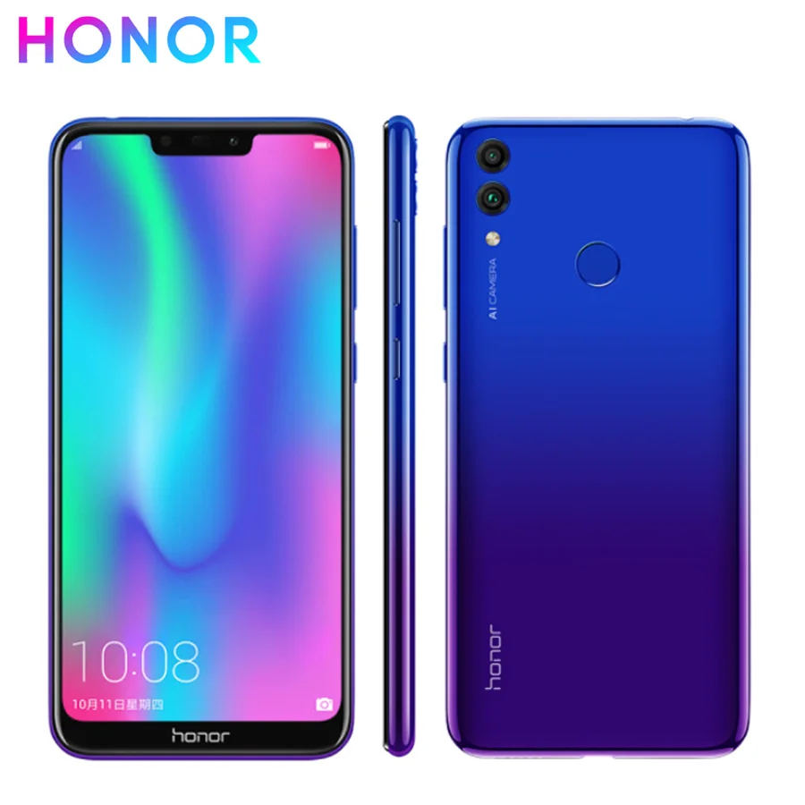 Оригинальный honor 8c мобильный телефон 6 26 &quot4 ГБ ОЗУ 64 Гб ПЗУ Snapdragon 832 Android 8 1 13.0MP + 2.0MP