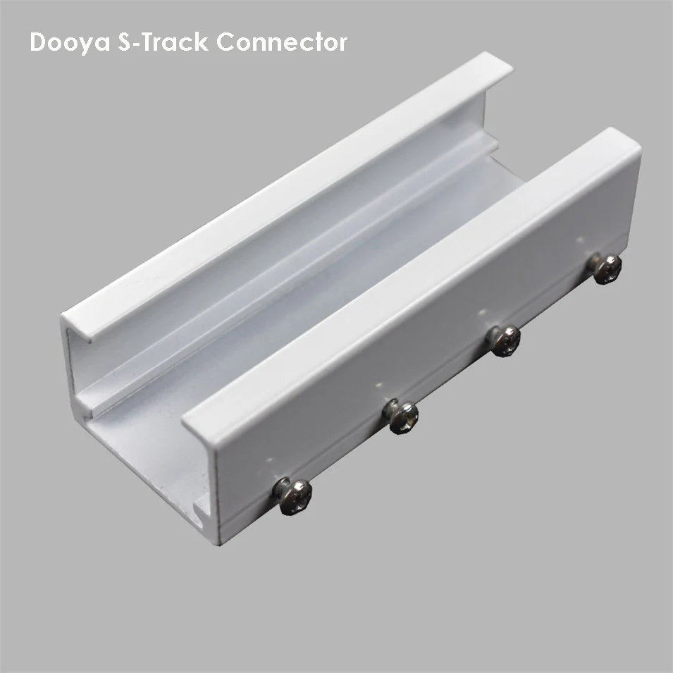 2pc Dooya-S Track Connector,Track fit, Fold curtain, Connect rail,aluminum connector,for DooyaXiaomiFrench Shangfei Track