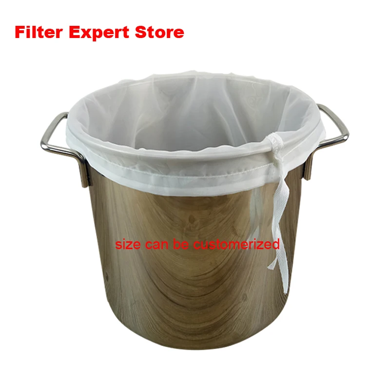 120-Micron-Filter-Bag-Cylinder-Beer-Wine-Home-Brewing-Reusable-Whisky-Moonshine-Filtering-Fine-Nylon-Mesh