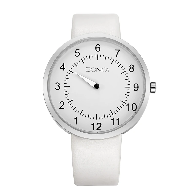 

Unique pointer quartz watch Men's personality reverse scale watch fashion waterproof watch