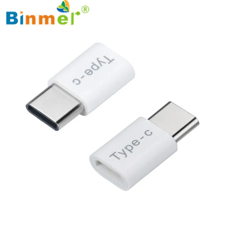 Binmer 2017 USB адаптер 10 шт. USB-C Тип-C на Micro USB данных зарядный адаптер для huawei P9 Freeshiping Sep 12