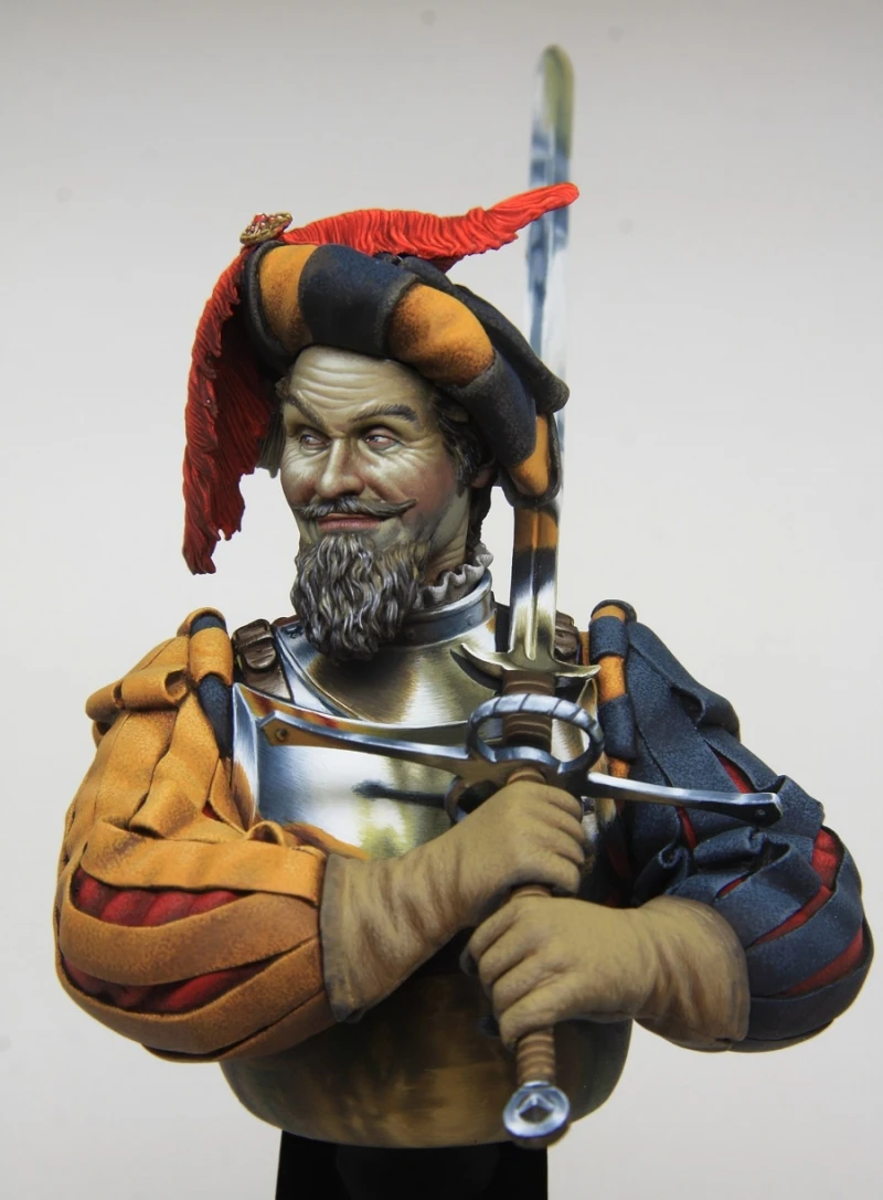 

1/ 10 Resin bust warrior with sword figure model kit