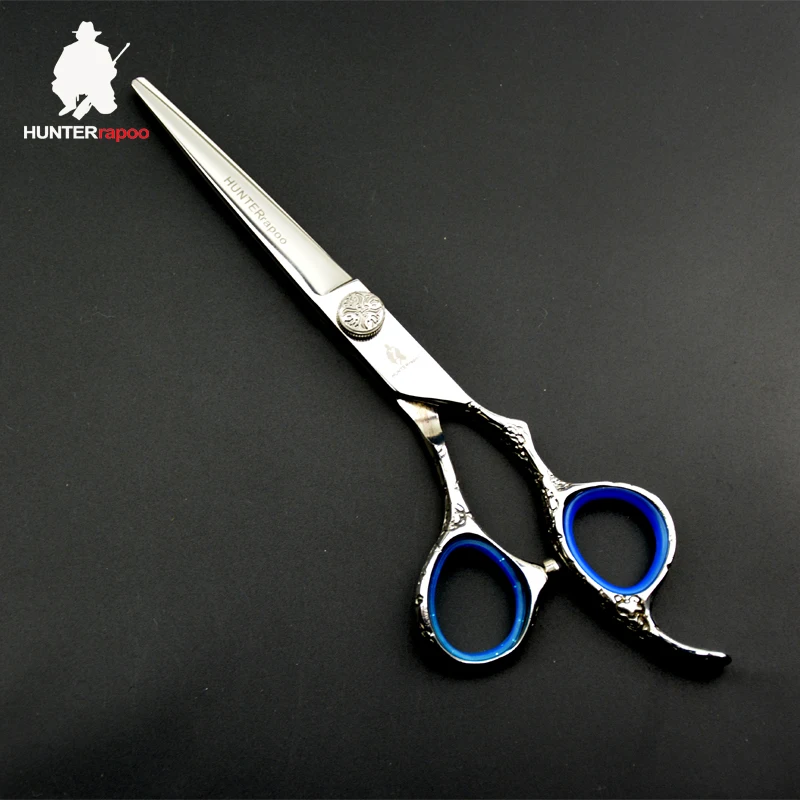 

30% OFF HT9143 HUNTERrapoo 6 inch Japan steel hair trimmer clipper for hairdressing salons hair cutting scissor barber shear